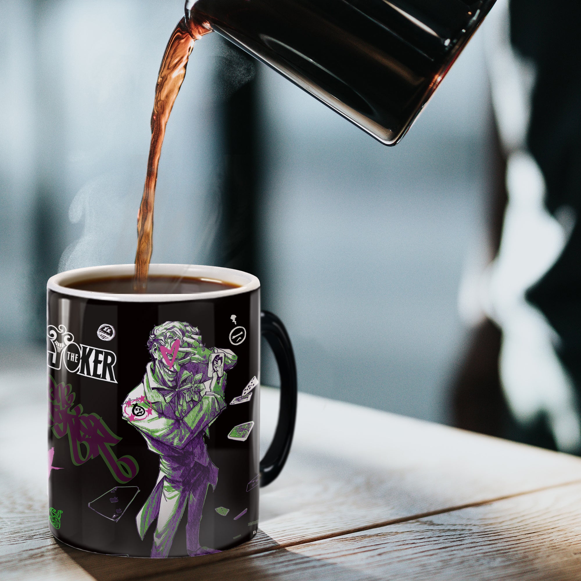 DC Comics (Joker - Mad Graffiti) 11 oz Morphing Mugs® Heat- Sensitive Mug MMUG1639